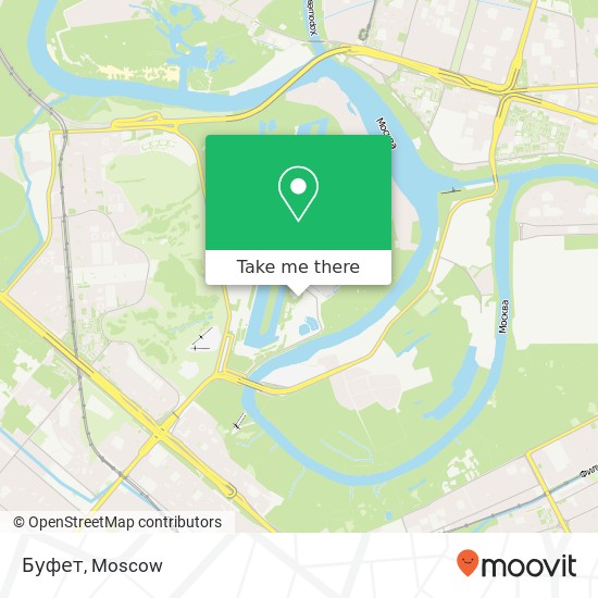 Буфет, Москва 121552 map