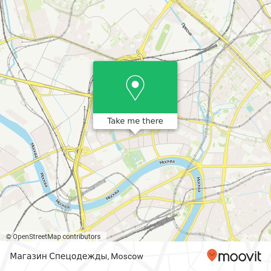 Магазин Спецодежды, Москва 123100 map