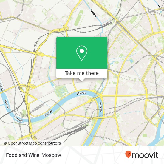 Food and Wine, Рочдельская улица, 15 Москва 123022 map