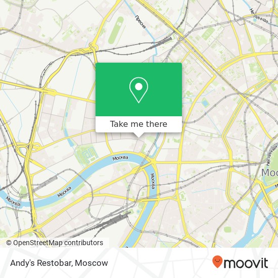 Andy's Restobar, Рочдельская улица Москва 123022 map