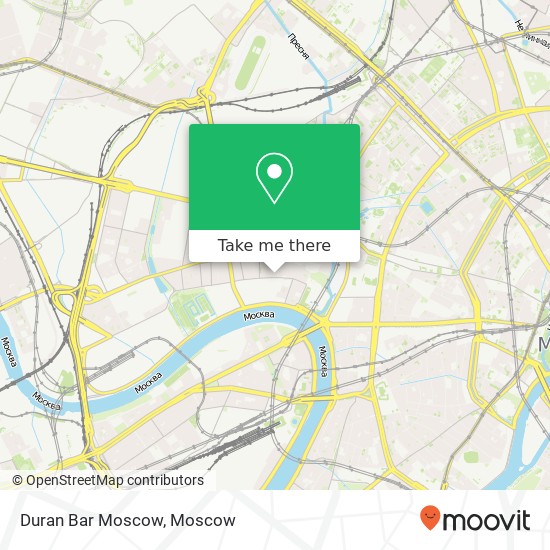 Duran Bar Moscow map