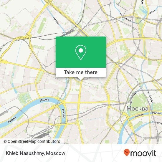 Khleb Nasushhny, Садовая-Кудринская улица, 1 Москва 123242 map