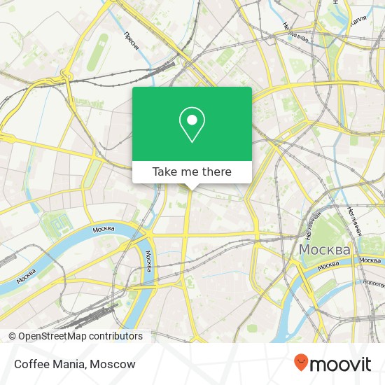 Coffee Mania, Москва 121069 map