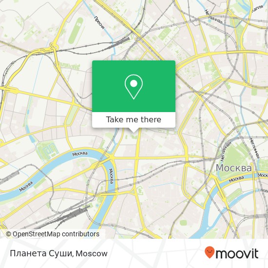 Планета Суши, Новинский бульвар Москва 123242 map