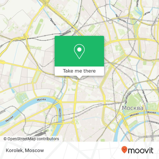 Korolek, Садовая-Кудринская улица Москва 123001 map