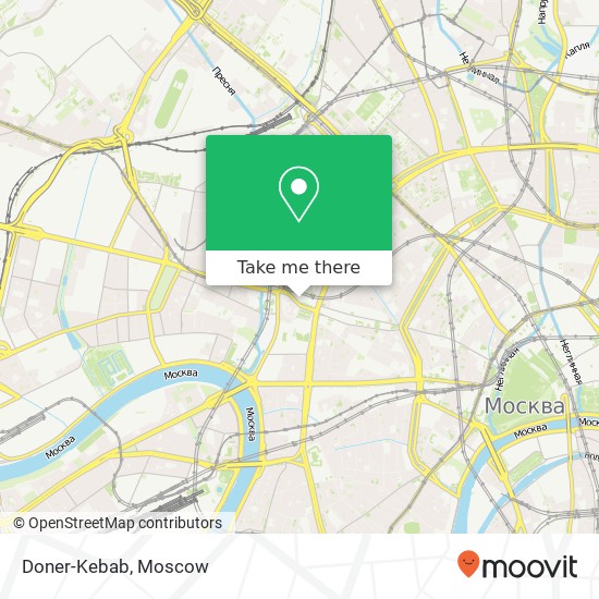 Doner-Kebab, Баррикадная улица Москва 123242 map