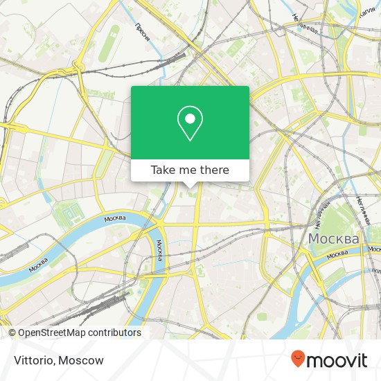Vittorio, Новинский бульвар, 31 Москва 123242 map