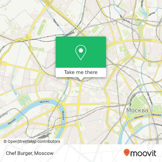 Chef Burger, Садовая-Кудринская улица, 3B Москва 123242 map