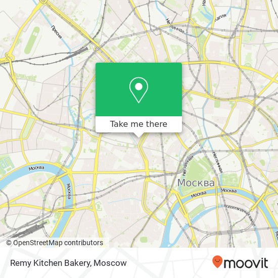 Remy Kitchen Bakery, Малая Бронная улица, 2 Москва 123104 map