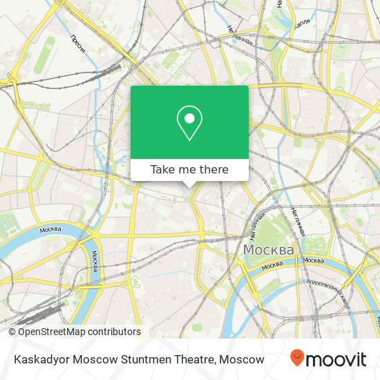Kaskadyor Moscow Stuntmen Theatre map
