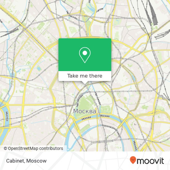 Cabinet, улица Большая Дмитровка, 2 Москва 125009 map
