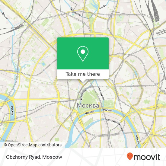 Obzhorny Ryad, Москва 103265 map