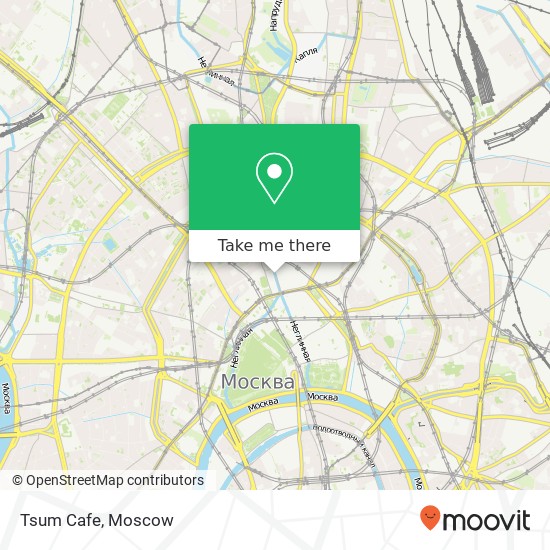 Tsum Cafe, Неглинная улица Москва 109012 map