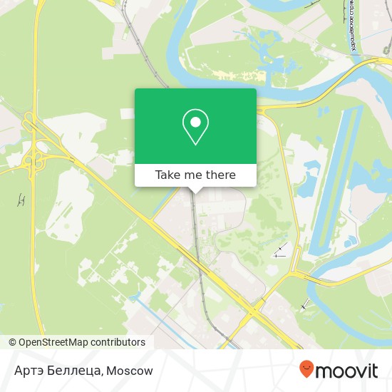Артэ Беллеца, Москва 121614 map