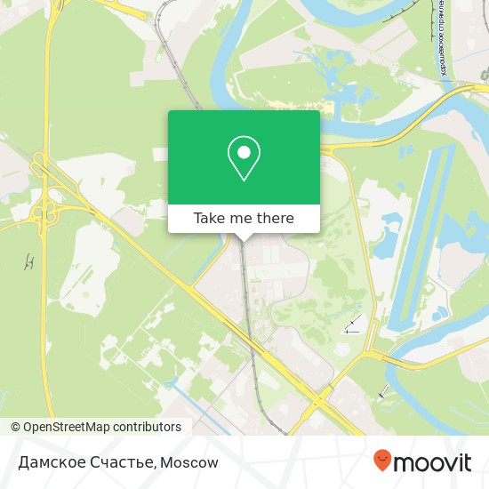 Дамское Счастье, Осенний бульвар Москва 121614 map