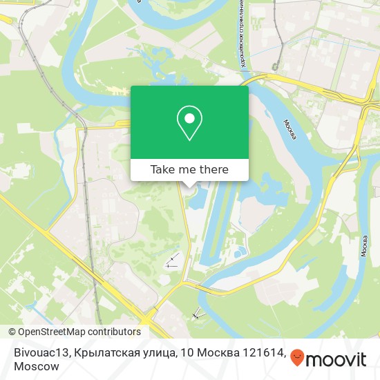 Bivouac13, Крылатская улица, 10 Москва 121614 map