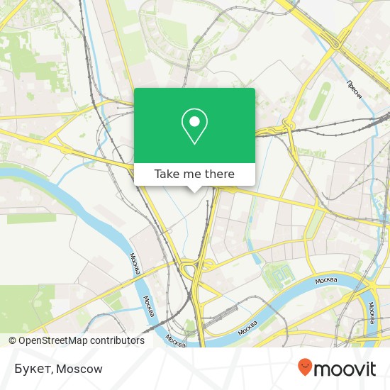 Букет, Москва 123290 map