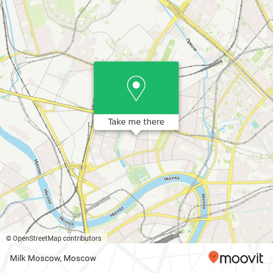 Milk Moscow map