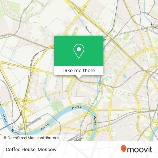 Coffee House, улица Красная Пресня Москва 123022 map