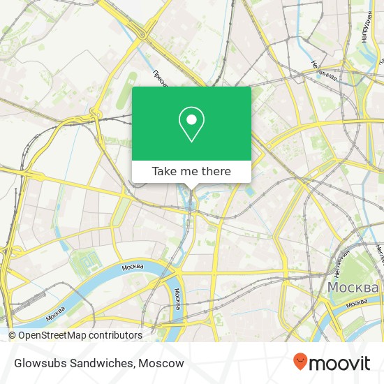 Glowsubs Sandwiches, Москва 123242 map