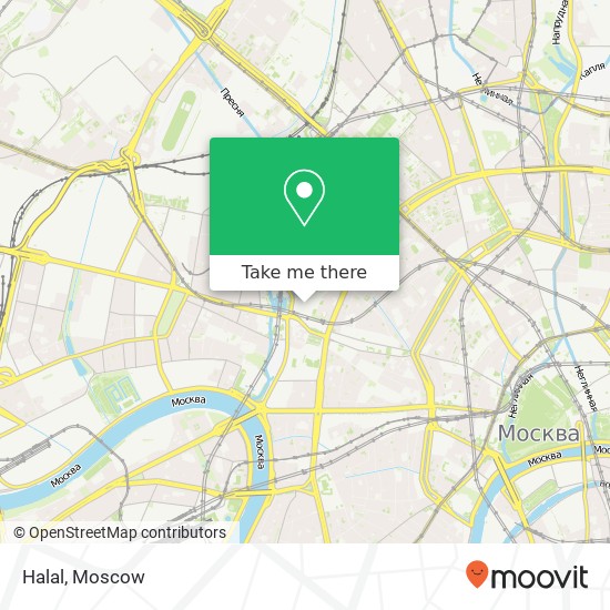 Halal, Москва 123242 map