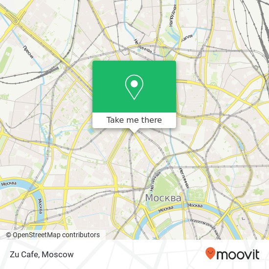 Zu Cafe, Тверская улица, 17 Москва 125009 map