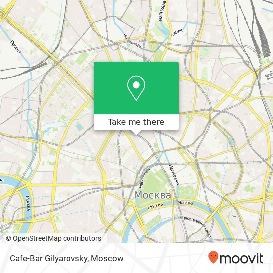 Cafe-Bar Gilyarovsky, Столешников переулок, 6 Москва 125009 map