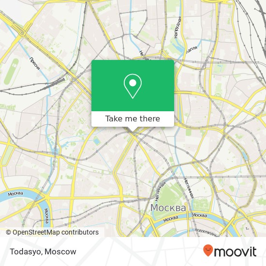 Todasyo, Пушкинская площадь Москва 127006 map