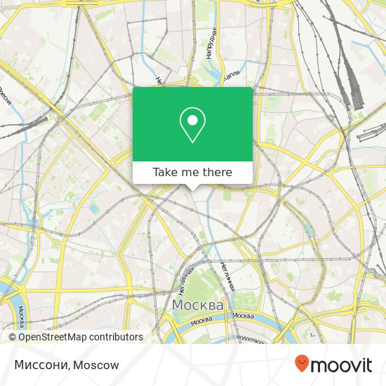 Миссони, Москва 127051 map