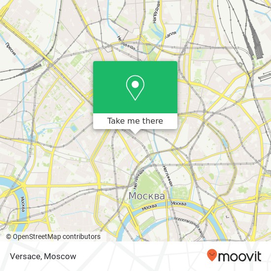 Versace, улица Большая Дмитровка Москва 107031 map