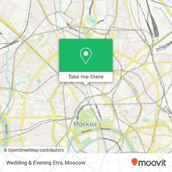 Wedding & Evening Etra, улица Петровка, 10 Москва 107031 map