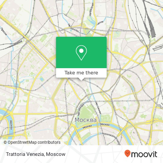 Trattoria Venezia, Столешников переулок Москва 107031 map