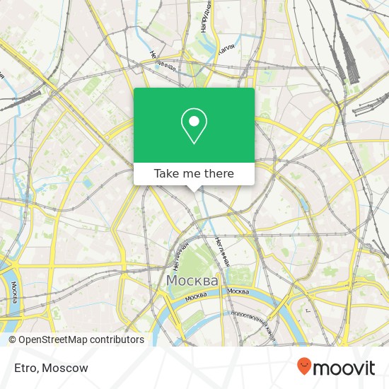 Etro, улица Петровка, 10 Москва 107031 map