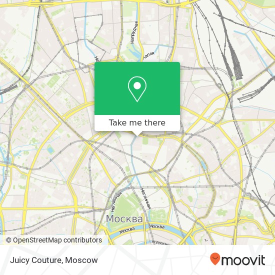 Juicy Couture, Трубная площадь Москва 127051 map