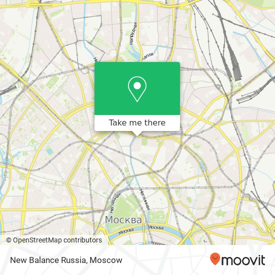 New Balance Russia, Трубная площадь, 2 Москва 127051 map