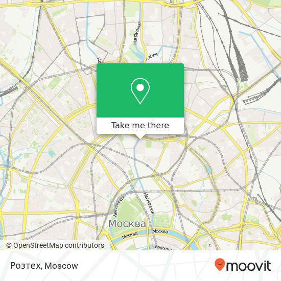 Розтех, Трубная площадь Москва 127051 map