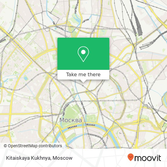 Kitaiskaya Kukhnya, улица Кузнецкий Мост Москва 107031 map