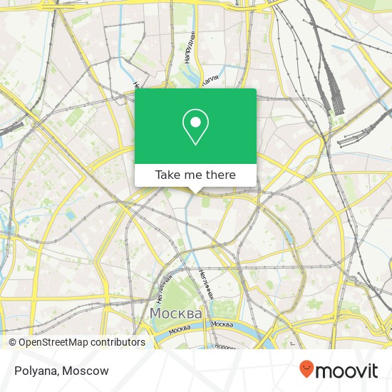 Polyana, Трубная площадь Москва 107045 map