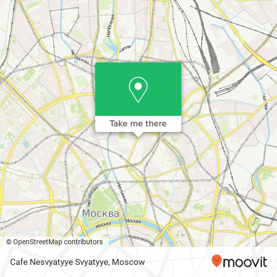 Cafe Nesvyatyye Svyatyye, улица Большая Лубянка Москва 101000 map