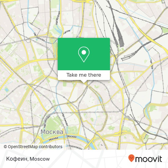 Кофеин, Фролов переулок Москва 101000 map