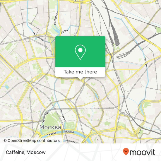 Caffeine, Сретенский бульвар Москва 101000 map