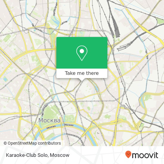 Karaoke-Club Solo, Москва 101000 map