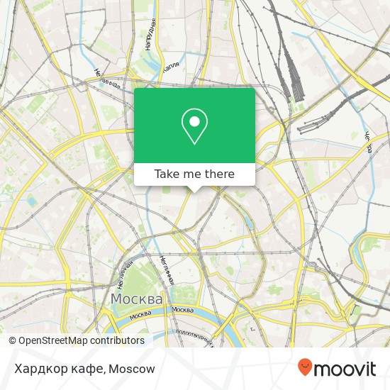 Хардкор кафе, Сретенский переулок Москва 101000 map