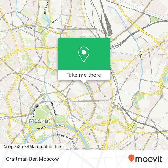 Craftman Bar, Чистопрудный бульвар, 10 str 1 Москва 101000 map