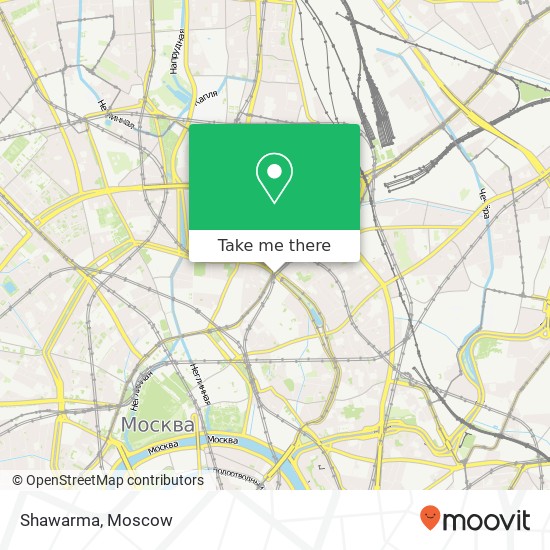 Shawarma, площадь Мясницкие Ворота, 1 Москва 101000 map