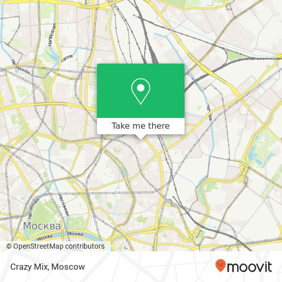 Crazy Mix, Садовая-Черногрязская улица, 8 str 7 Москва 107078 map
