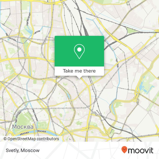Svetly, Москва 107078 map