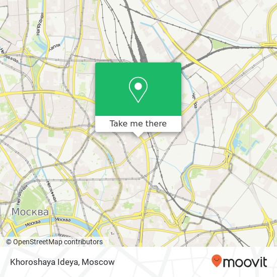 Khoroshaya Ideya, улица Машкова Москва 105062 map