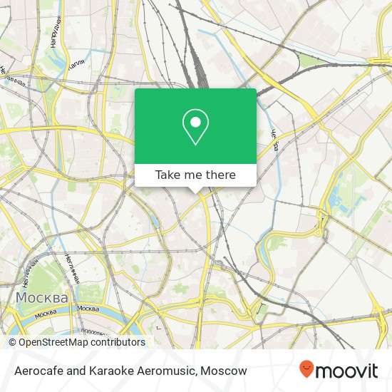Aerocafe and Karaoke Aeromusic, улица Машкова Москва 105062 map