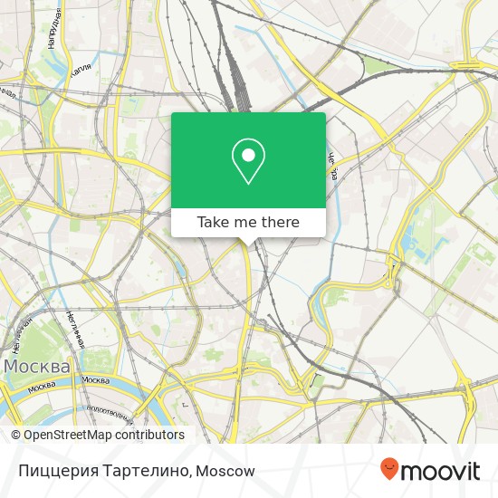Пиццерия Тартелино, Москва 105005 map